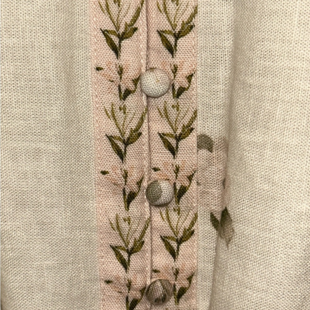 NWOT Calypso St Barth Gorgeous Linen Blend Balloon Sleeve Dress - Picture 9 of 16